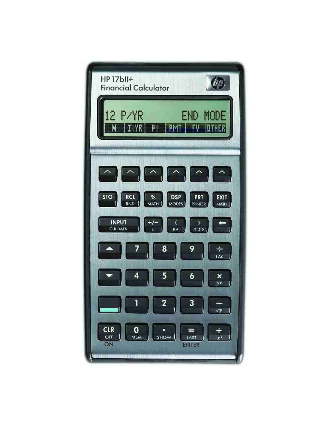 Calculadora financiera HP 17BII+